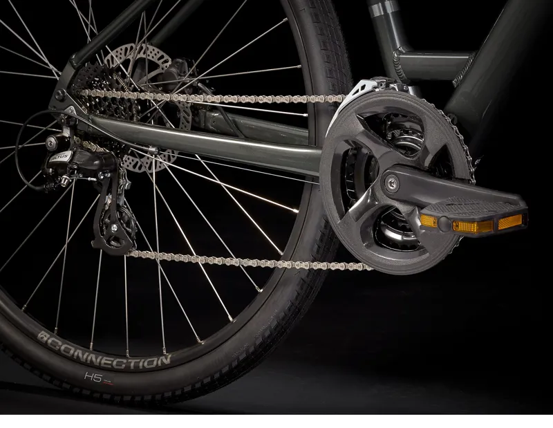 Trek Verve 2 Equipped Lowstep Hybrid Bike in Grey